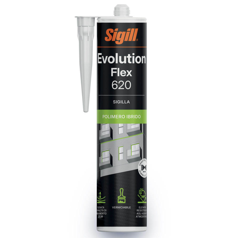 Sigillante elastico evolution flex 620 per giunti flessibili 290 ml