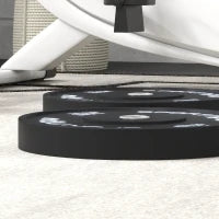 Set di 2 Dischi Palestra da 20kg per Bilanciere e Manubri con Attacco Ø5cm, Nero