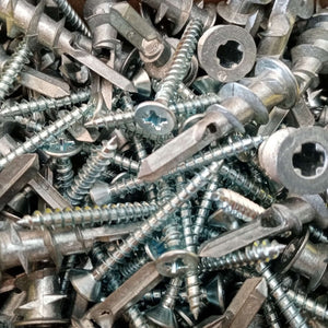 Nobex 6x37mm tassello in zama con vite per fissaggi su cartongesso - 10pz