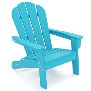 Sedia adirondack da campeggio per bambini con design ergonomico per patio, Sedia da giardino per bambini da 3 a 8 anni Blu-Poltrone e sdraio