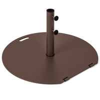 Base per ombrellone in metallo per ombrellone da mercato resistente, Base per ombrellone per giardino Marrone-Basi per ombrellone