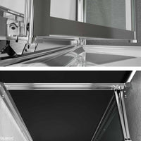 Porta doccia a soffietto book per nicchia con apertura totale cristallo temprato stampato *** misure 76-80xh190 cm st...