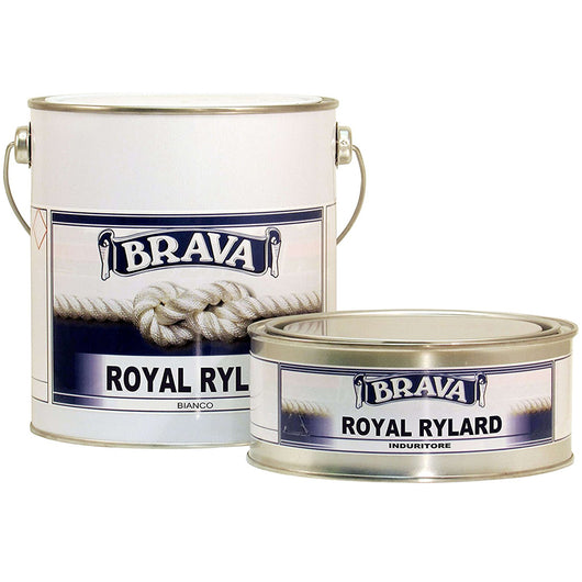 Smalto poliuretanico brava royal rylard bianco 2,5 litri bicomponente brillante