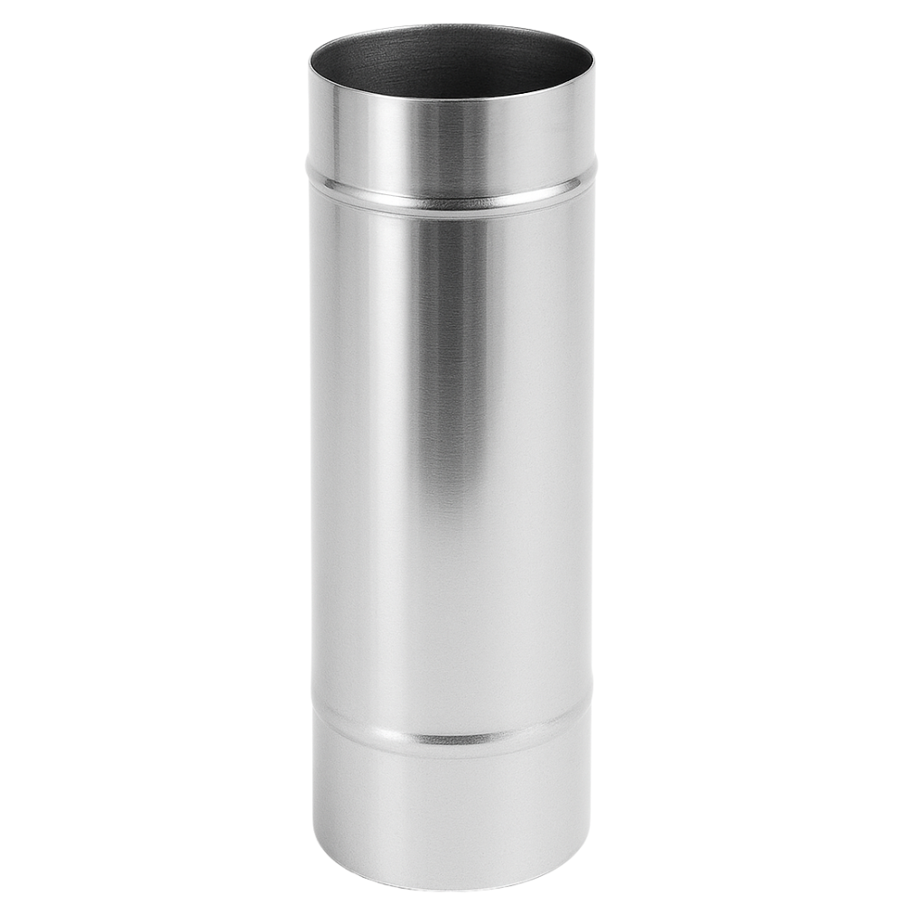 Elemento lineare acciaio inox diametro 200 mm sp. 0,5 mm h. 250 mm canna fumaria