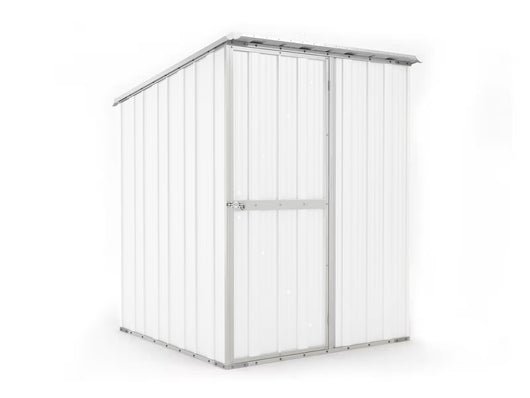 Box in Acciaio Zincato Casetta da Giardino in Lamiera 1.55 x 1.75 m x h2.02 m - 60 KG – 2.71 mq - colore bianco