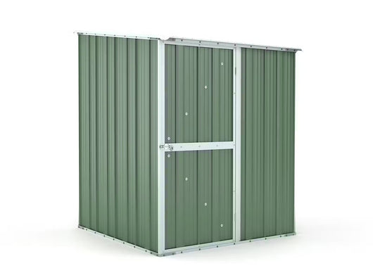 Box in Acciaio Zincato Casetta da Giardino in Lamiera 1.55 x 1.75 m x h2.02 m - 60 KG – 2.71 metri quadri - VERDE