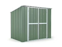 Box in Acciaio Zincato Casetta da Giardino in Lamiera 2.31 x 1.75 m x h2.02 m - 81 KG – 4.04 metri quadri - VERDE