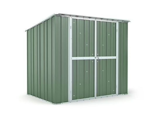 Box in Acciaio Zincato Casetta da Giardino in Lamiera 2.31 x 1.75 m x h2.02 m - 81 KG – 4.04 metri quadri - VERDE