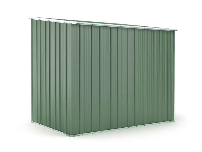 Box in Acciaio Zincato Casetta da Giardino in Lamiera 2.31 x 1.75 m x h2.02 m - 81 KG – 4.04 metri quadri - VERDE