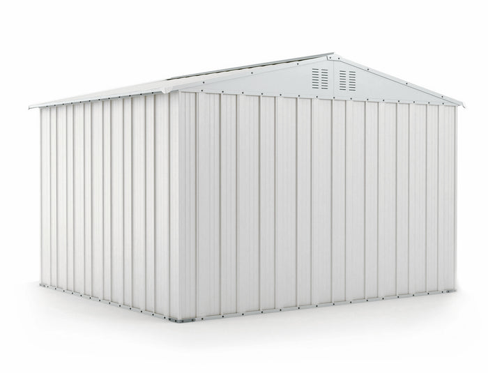 Box in lamiera zincata per esterno 327x269cm x h 215cm - 132 kg - 8,80mq BIANO