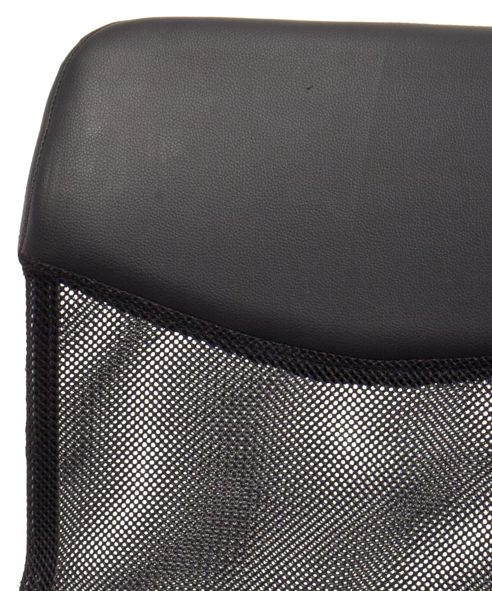 Poltrona ergonomica operativa da Ufficio in Mesh ed Ecopelle Modello Matrix