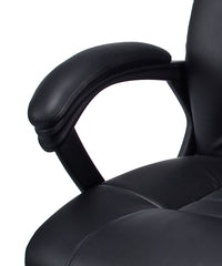 Poltrona ergonomica girevole da Ufficio Presidenziale in ecopelle Modello Revolution