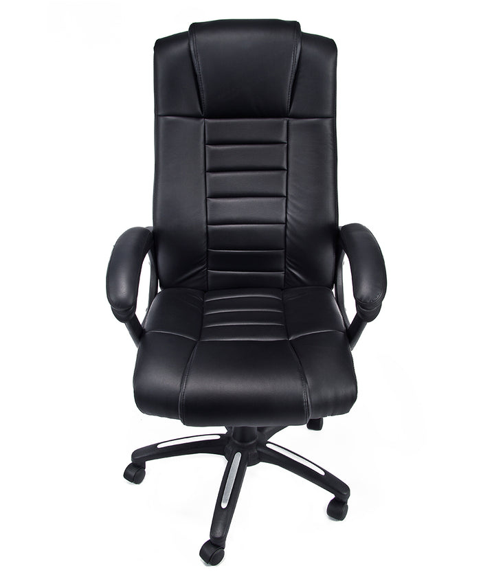 Poltrona ergonomica girevole da Ufficio Presidenziale in ecopelle Modello Revolution