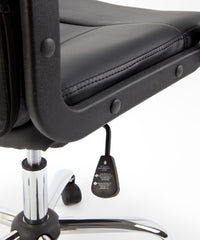 Poltrona da ufficio presidenziale ergonomica in ecopelle modello Luxor