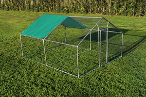 Gabbia per animali da esterno - Recinto per Polli 3 x 4m x 2m H - 12 mq