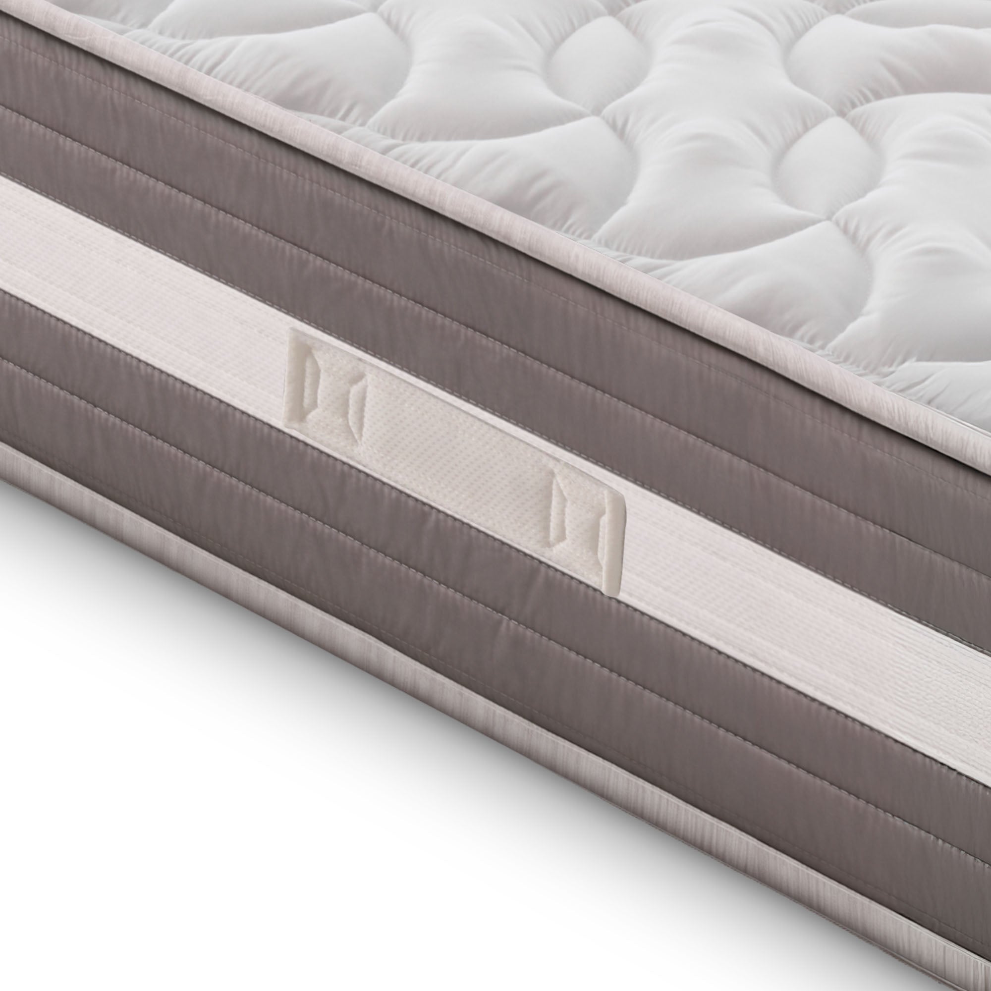 Materasso Singolo 90x190 800 Molle Insacchettate + Memory Adattivo, Altezza 26 cm, Rigidità H3, NUBE