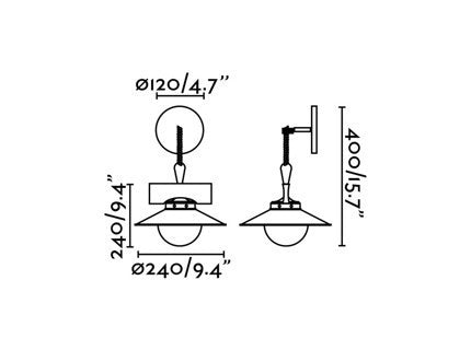 NUDOS, Applique da Interni, Faro Barcelona