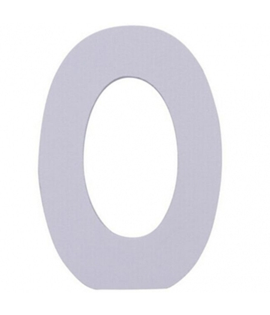 Numero 0 In Legno Bianco 11cm Decorazione Confettata Compleanno Promessa Wedding         