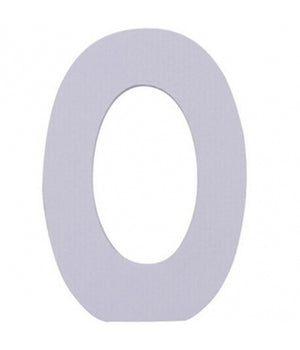 Numero 0 In Legno Bianco 11cm Decorazione Confettata Compleanno Promessa Wedding         