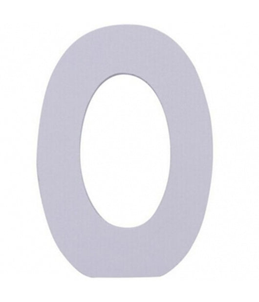 Numero 0 In Legno Bianco 11cm Decorazione Confettata Compleanno Promessa Wedding         