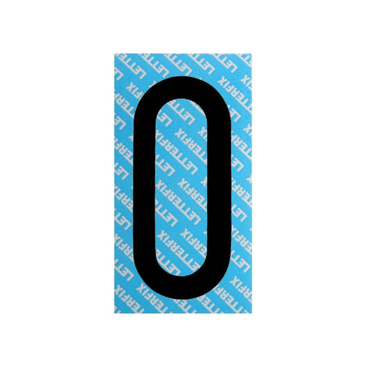 Numero Adesivo Nero Serie T80 0 Letterfix