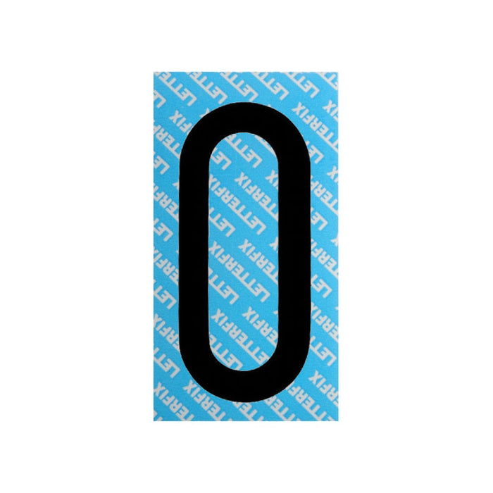 Numero Adesivo Nero Serie T80 0 Letterfix