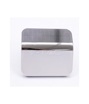 Numero Civico Illuminato Led Ricarica Energia Solare Acciaio Inox Esterno Casa         