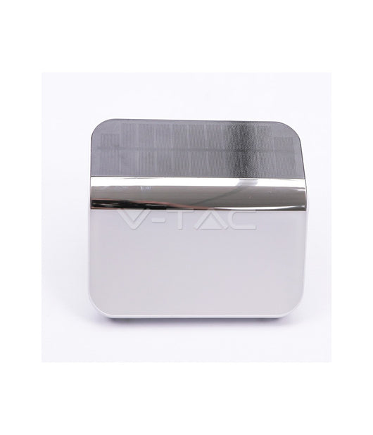 Numero Civico Illuminato Led Ricarica Energia Solare Acciaio Inox Esterno Casa         