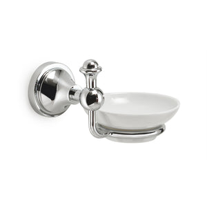 Portasapone da muro in acciaio inox e Cromall NV11 Gedy serie NEVIS Cromato