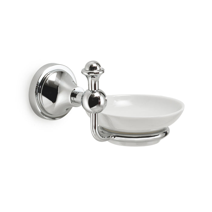 Portasapone da muro in acciaio inox e Cromall NV11 Gedy serie NEVIS Cromato