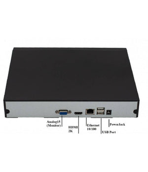 Nvr 16ch Canali Rec&live Full Hd 1080p Wifi H.264 H.265 Switch Poe 5mpx Nvr1616         