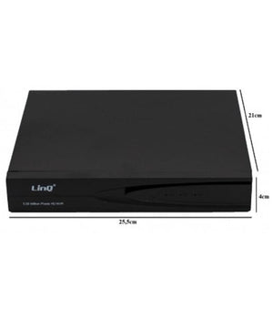 Nvr 16ch Canali Rec&live Full Hd 1080p Wifi H.264 H.265 Switch Poe 5mpx Nvr1616         