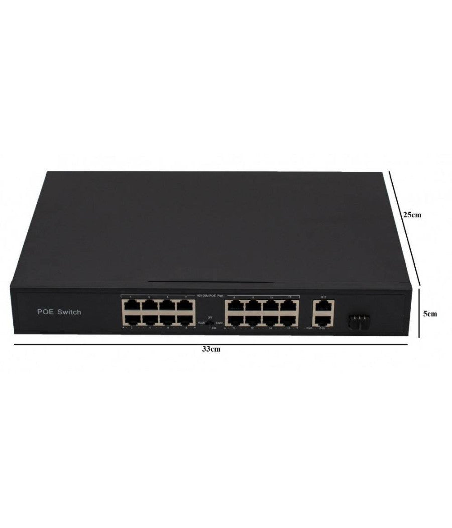 Nvr 16ch Canali Rec&live Full Hd 1080p Wifi H.264 H.265 Switch Poe 5mpx Nvr1616         