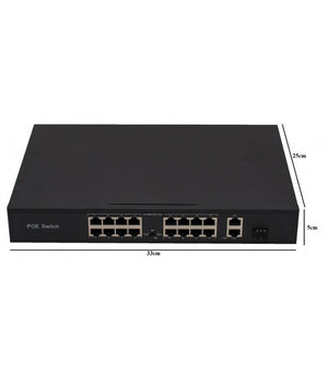 Nvr 16ch Canali Rec&live Full Hd 1080p Wifi H.264 H.265 Switch Poe 5mpx Nvr1616         