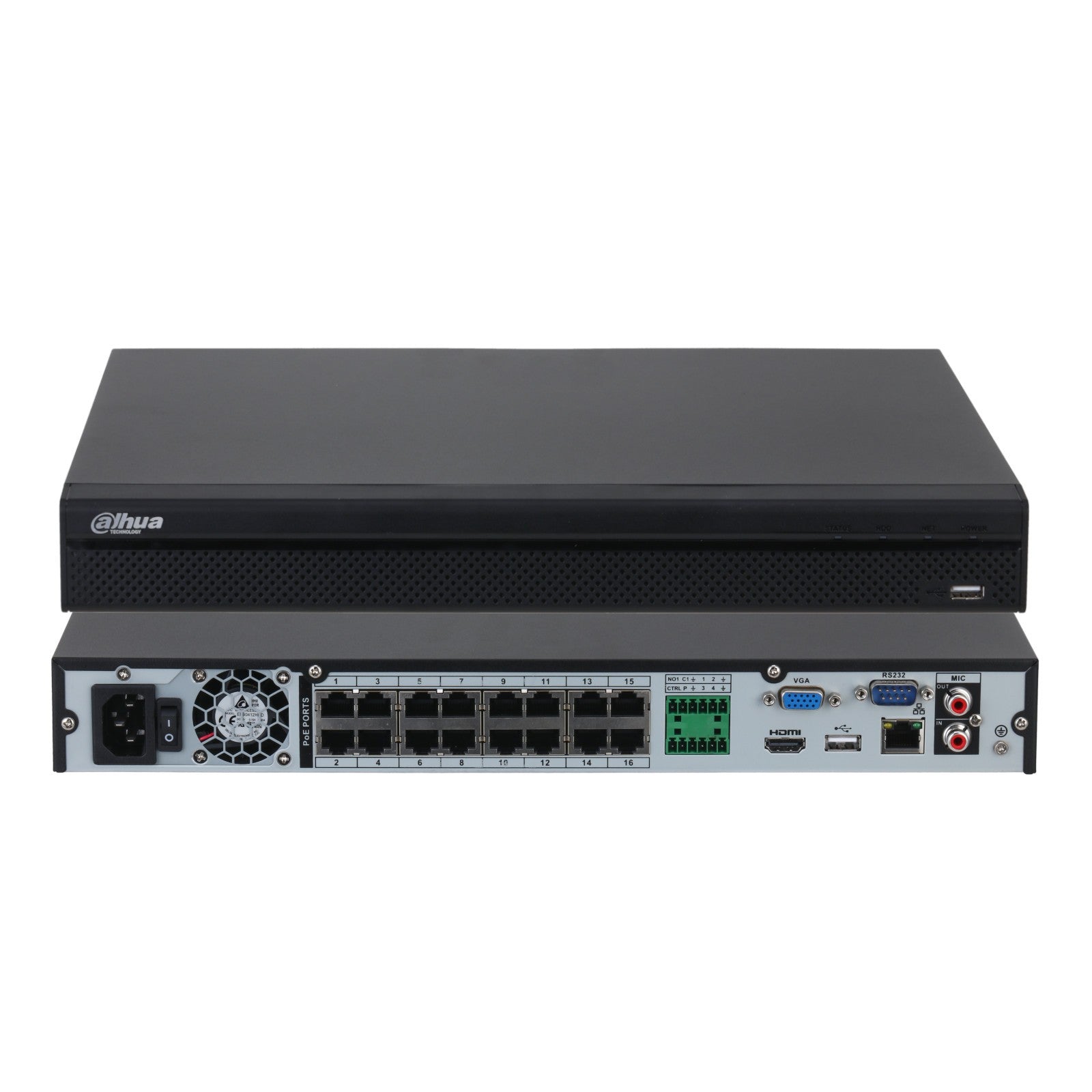 Dahua Nvr 16Ch PoE Registratore NVR4216-16P-4KS3