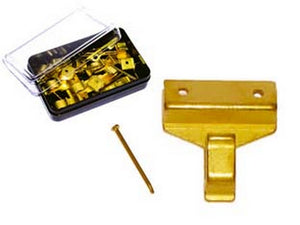 super ganci per quadri con chiodini - n.3 in conf. 5  pz. cod:ferx.fer55