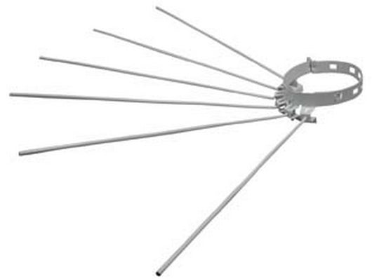 stendibiancheria raggera 6 raggi stufe smaltato bianco  cm8/15 cod:ferx.fer116