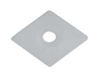 rondella  a rombo in plastica - mm.27x27 cod:ferx.fer789