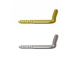 cancanetti a vite per bris bris - ø mm.2x22 - acciaio ottonato cod:ferx.fer2745