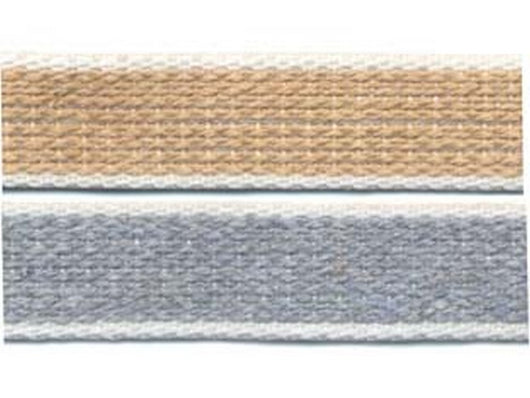 cintino cotone avana grigio avvolgibili mt50x mm22h. rotolo gr20 cod:ferx.fer3513