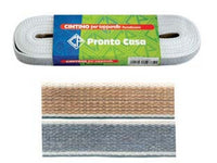 cintino cotone avana e grigio per avvolgibili in matassine - mt.5,5x mm.22h cod:ferx.fer3643