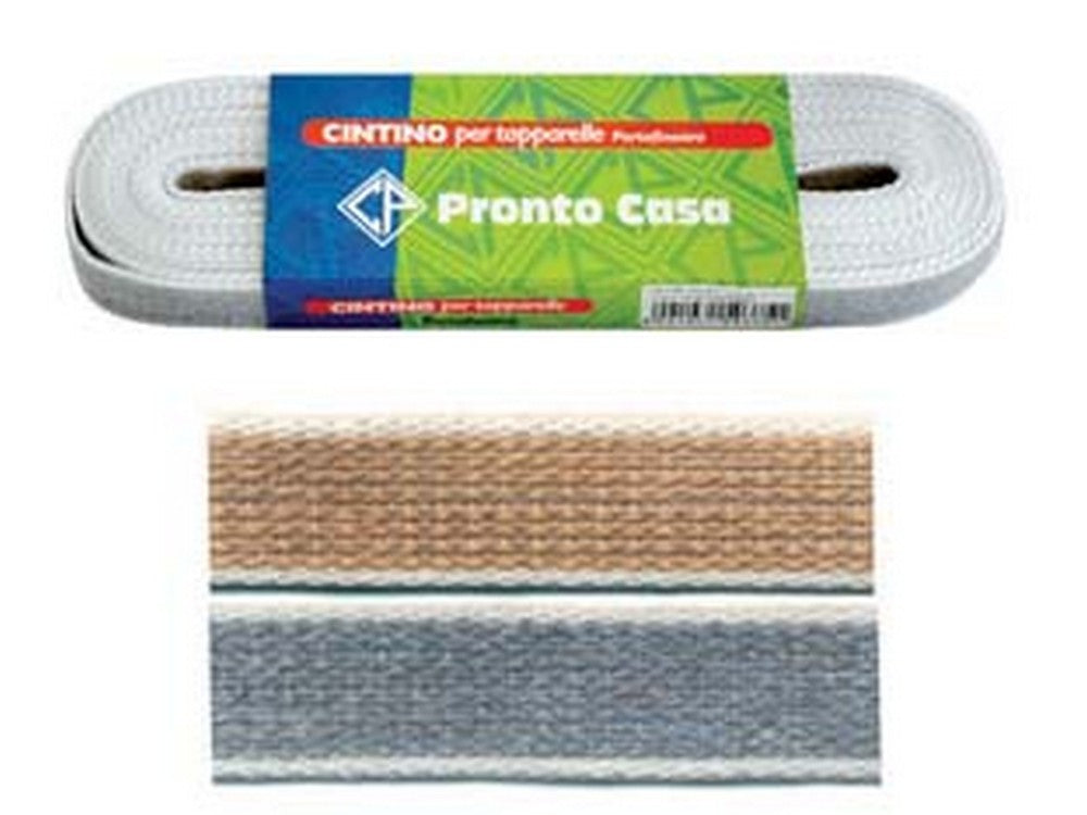 cintino cotone avana e grigio per avvolgibili in matassine - mt.5,5x mm.22h cod:ferx.fer177849
