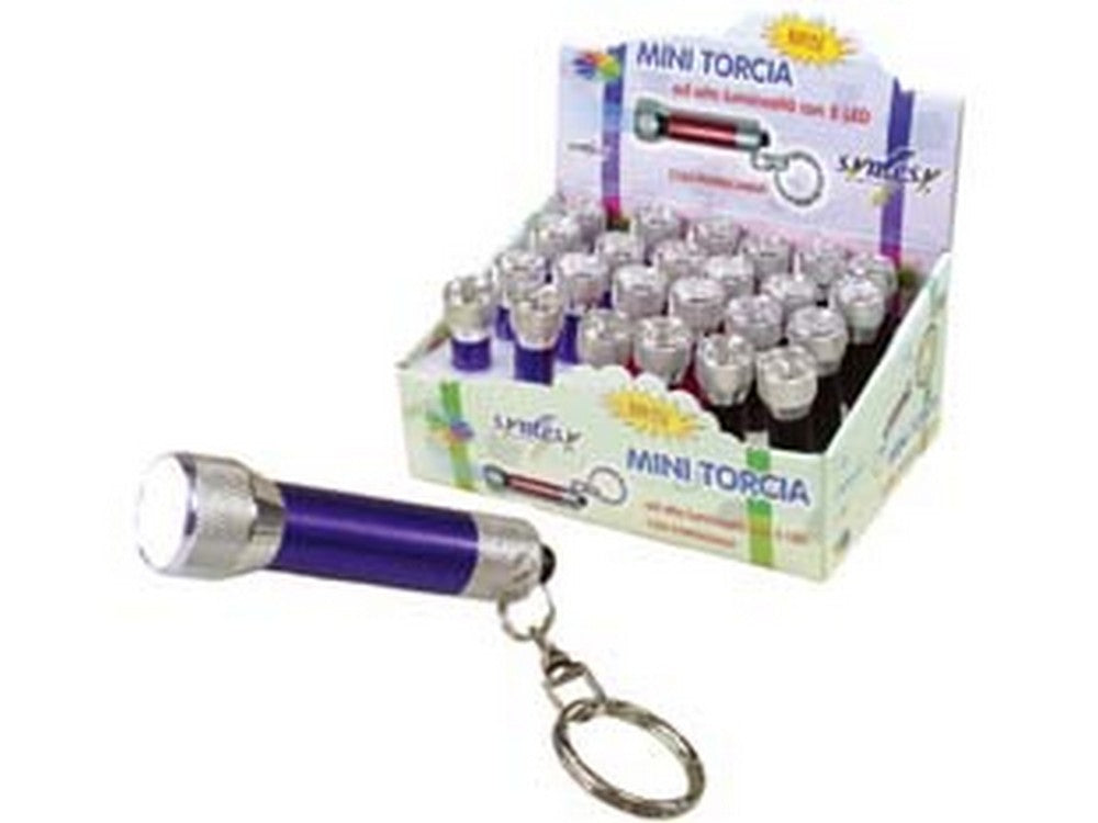 minitorcia led con espositore - ø mm.19x70h. cod:ferx.fer6712