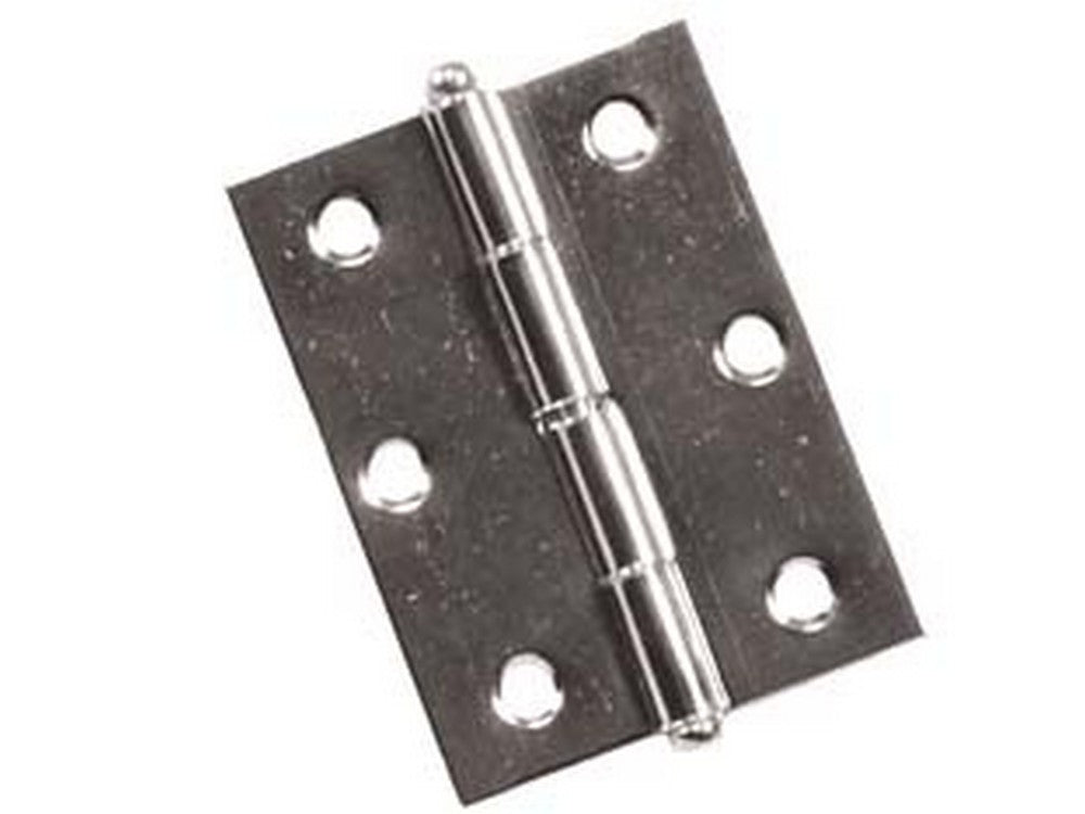 cerniere con perno sfilabile in acciaio nichelato - mm.40x35 cod:ferx.fer7405