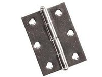 cerniere con perno sfilabile in acciaio nichelato - mm.40x35 cod:ferx.fer7405