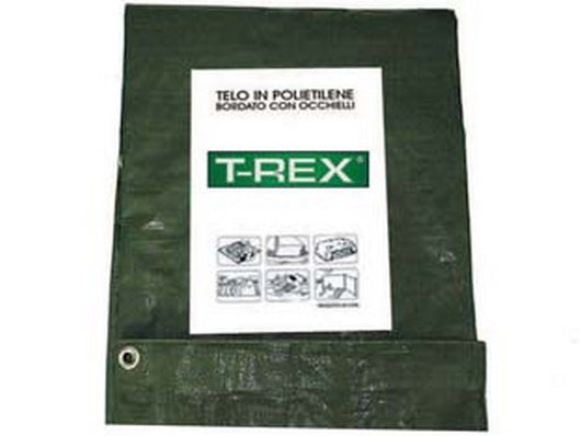 telo occhiellato bordato con angoli rinforzati 200 gr. pesante - mt.6x10 - gr.200 al mq. - colore verde/blu cod:ferx.fer9119