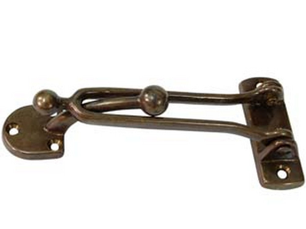 fermaporte con gancio in ottone bronzato - mm.130x60h. cod:ferx.fer9898