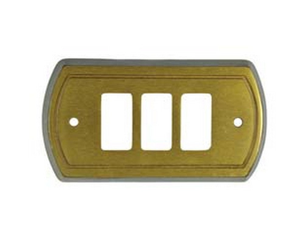 coprinterruttore lavinia 3 posti in ottone cod:ferx.fer10627