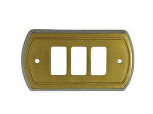 coprinterruttore lavinia 3 posti in ottone cod:ferx.fer10627