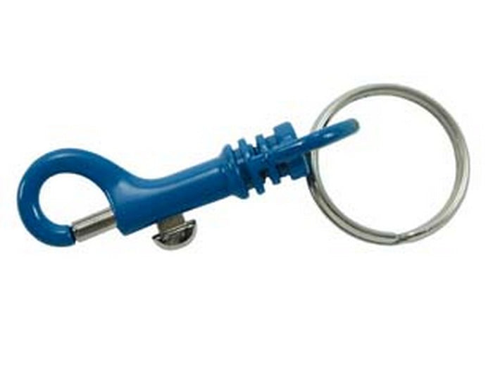 moschettoni portachiavi in metallo con anello - mm.60 cod:ferx.fer12713